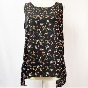 EXPRESS Scoop Neck Open Back Tank Top Shirt Blouse